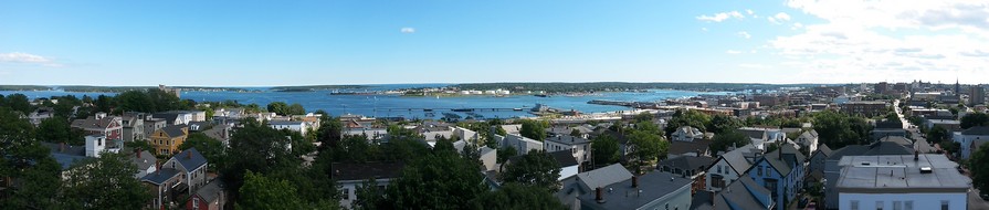 View from Portland Observatory